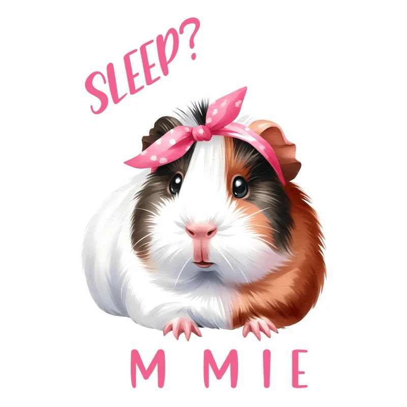 Dormir? Qu’est-ce que c est? Cochon d’Inde mère maman