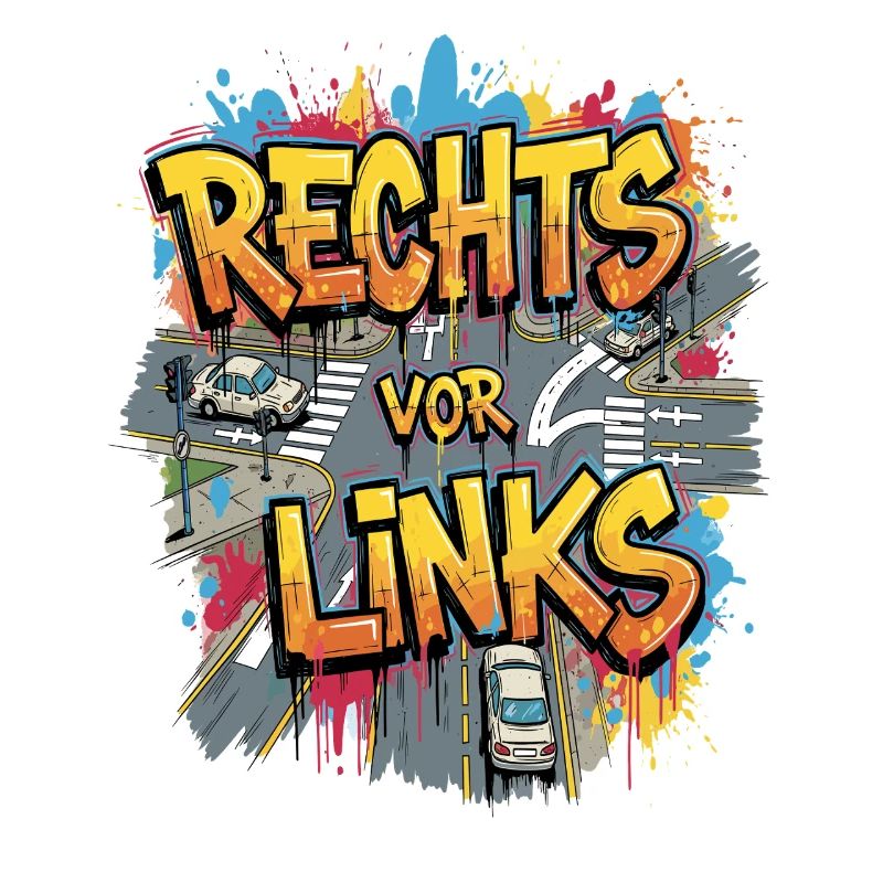 Right Before Left -Graffiti Style