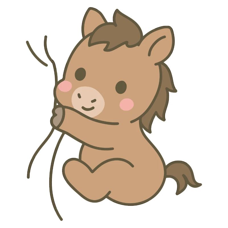 Eingekuschelt Pferdchen