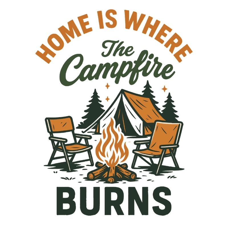 La maison, c’est là où le feu de camp brûle Drôle