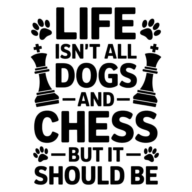 Échecs Dire Joueur D’échecs Chiens Cadeau D’échecs