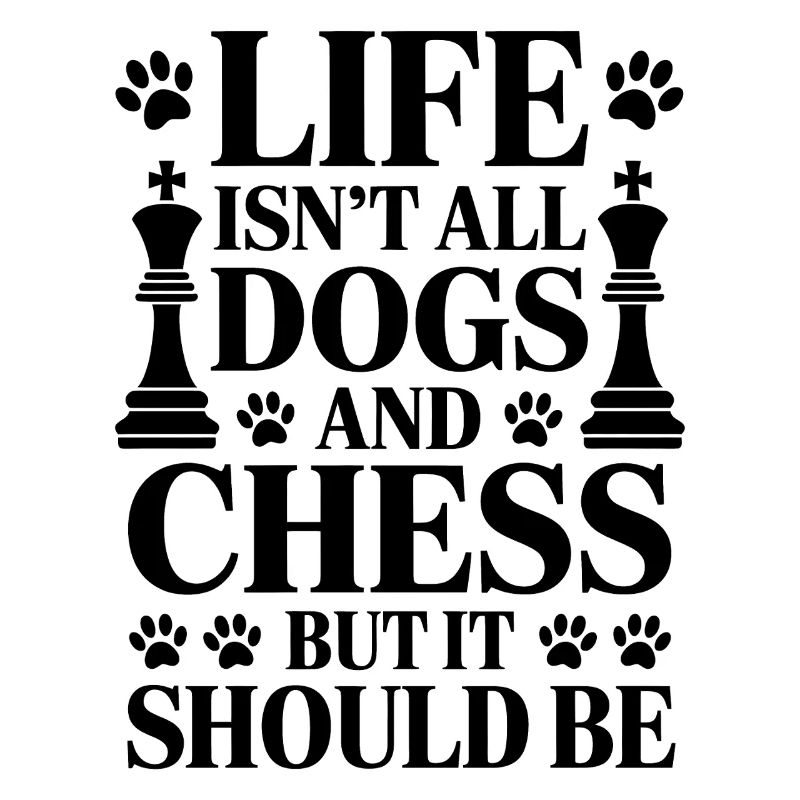 Échecs Dire Joueur D’échecs Chiens Cadeau D’échecs