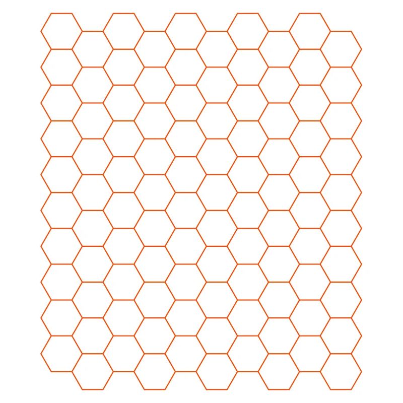 Futuristic Hexagon Pattern Design