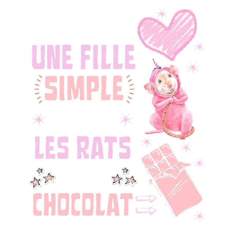 Ich bin ein einfaches Ratten- und Schokoladenmädchen