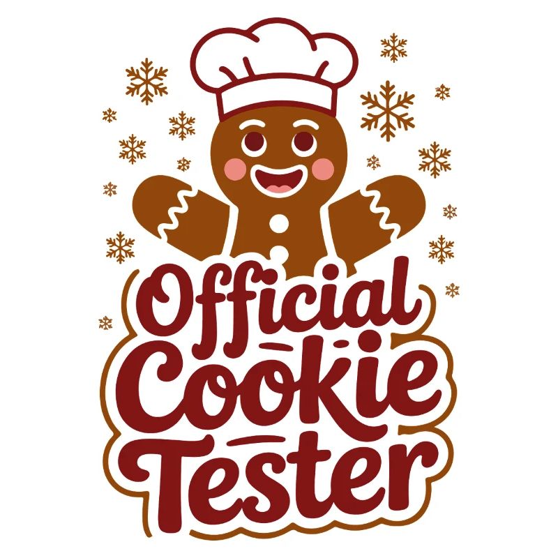 Conception de test de Noël pour les amateurs de biscuits