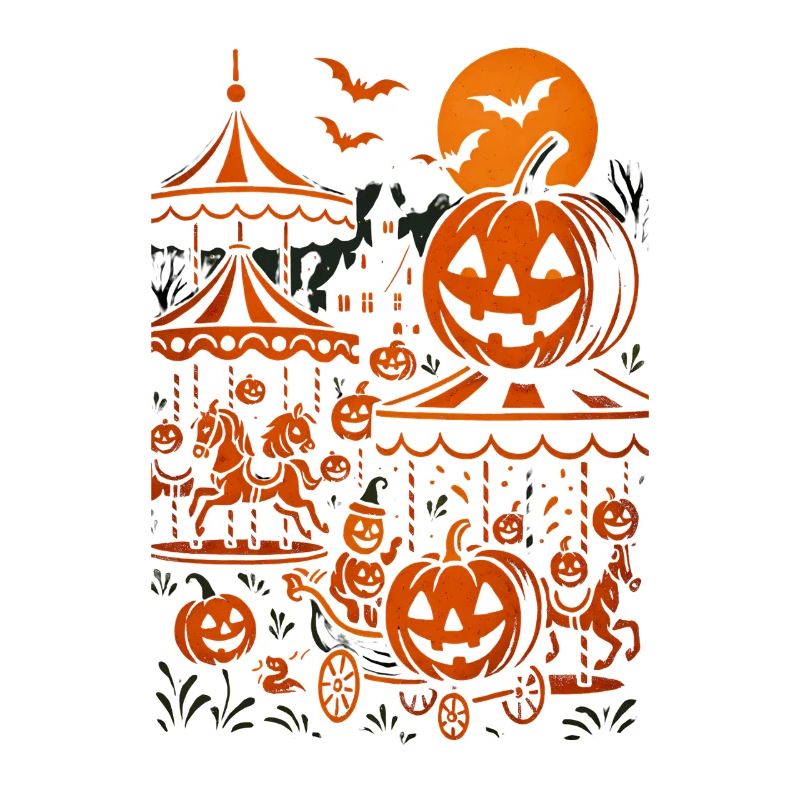 Halloween Pumpkin Carousel