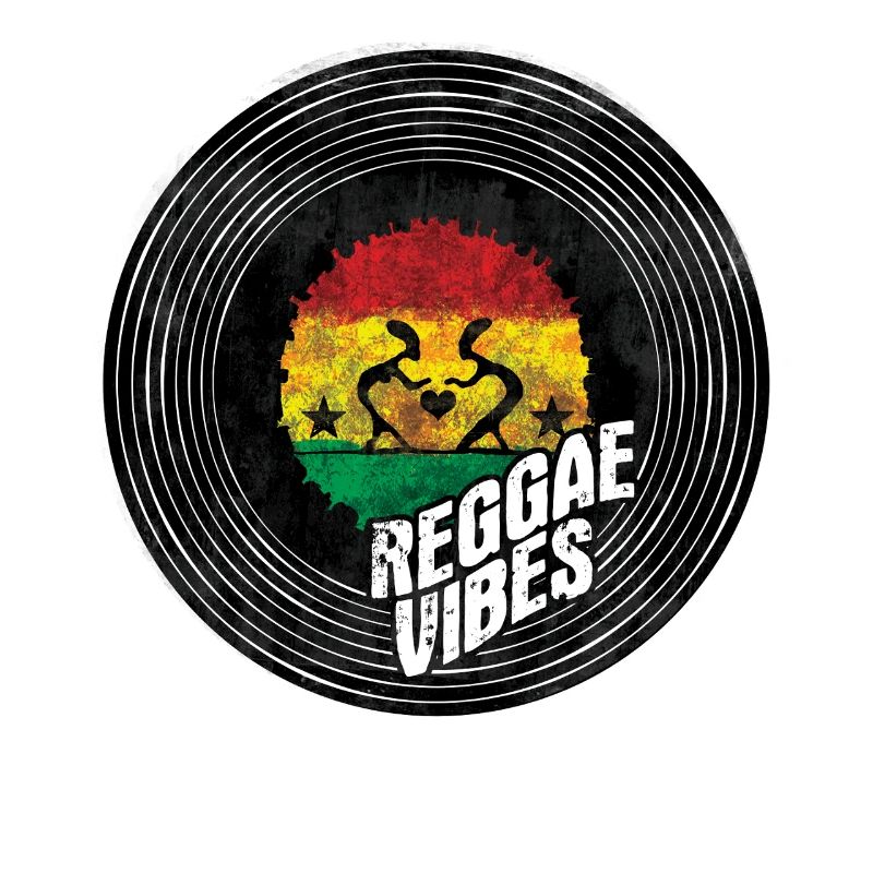 Reggae Vibes Logo Circle