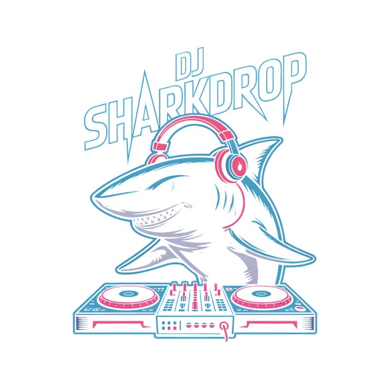 DJ SHARKDROP Shark DJ Booth Vibrazioni rave