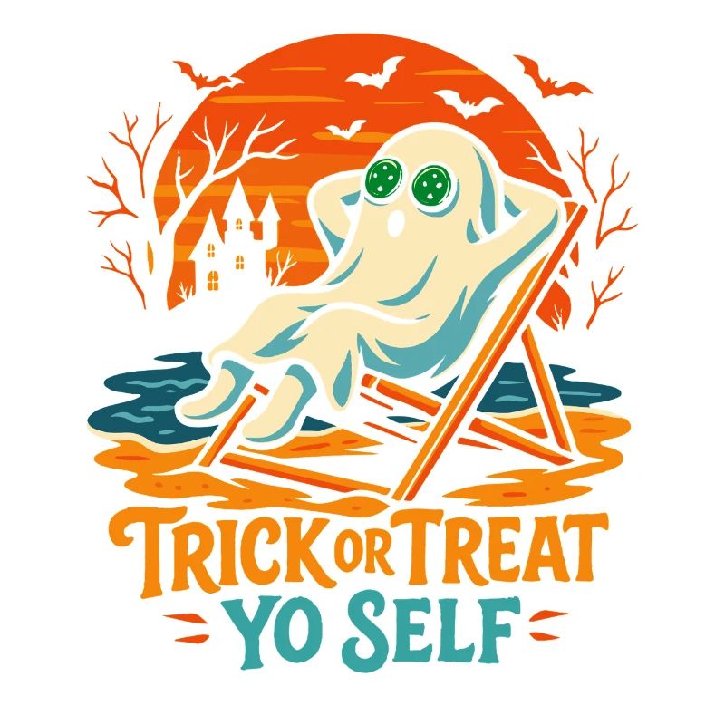 Süßes Oder Saures Dich Selbst Lustiger Halloween-Spruch