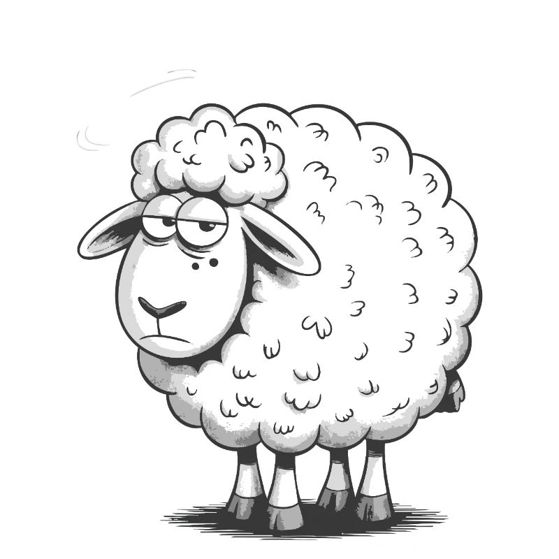 Lower Austria – Grumpy Sheep Humor Design