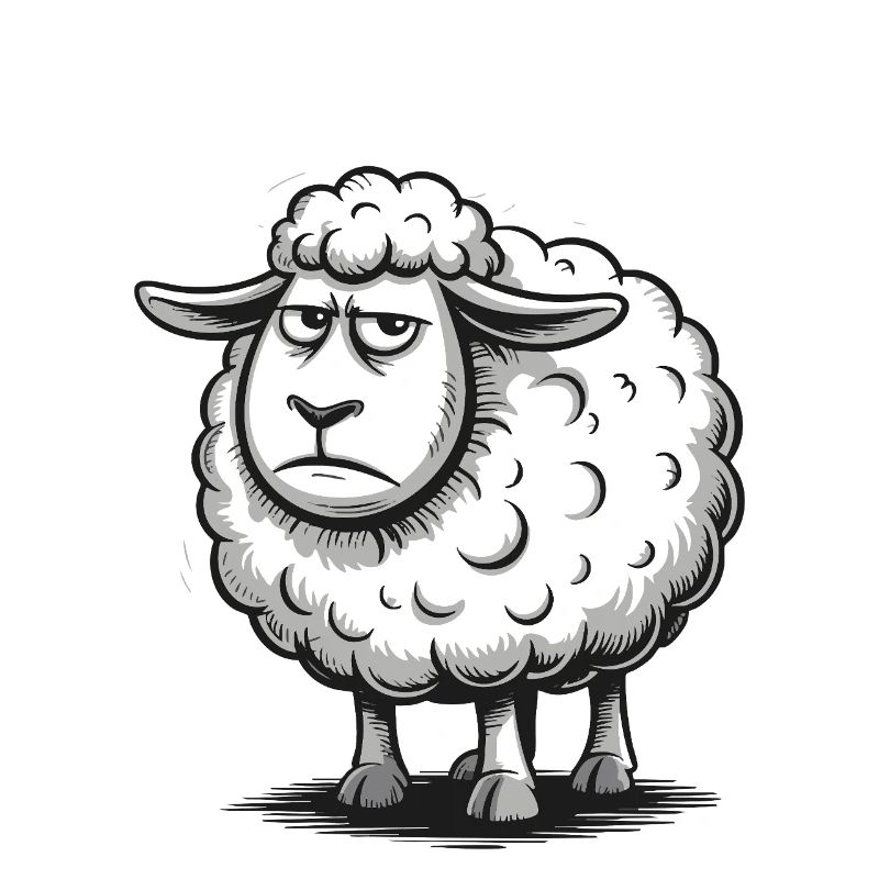Lower Austria – Grumpy Sheep Humor Design