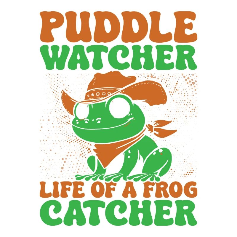 Frog Catcher Puddle Watcher Life Of A Frog