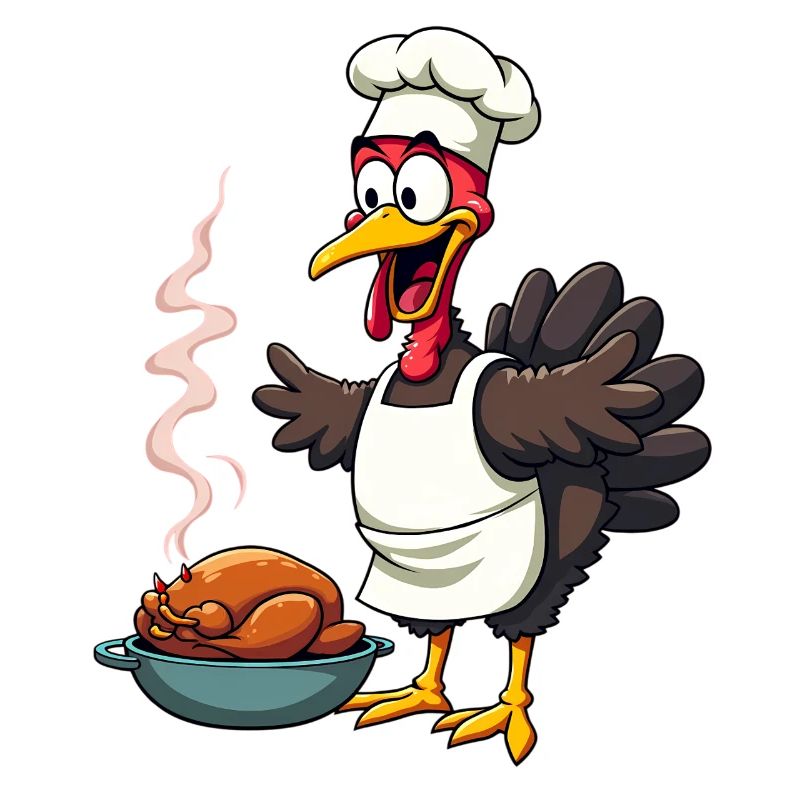 Cuisinier de dinde de Thanksgiving