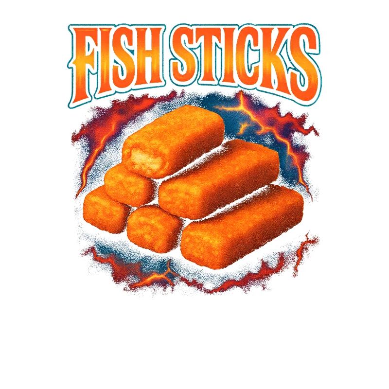 Bâtonnets de poisson Nourriture préférée Bizarre des années 90 Poissons Studs