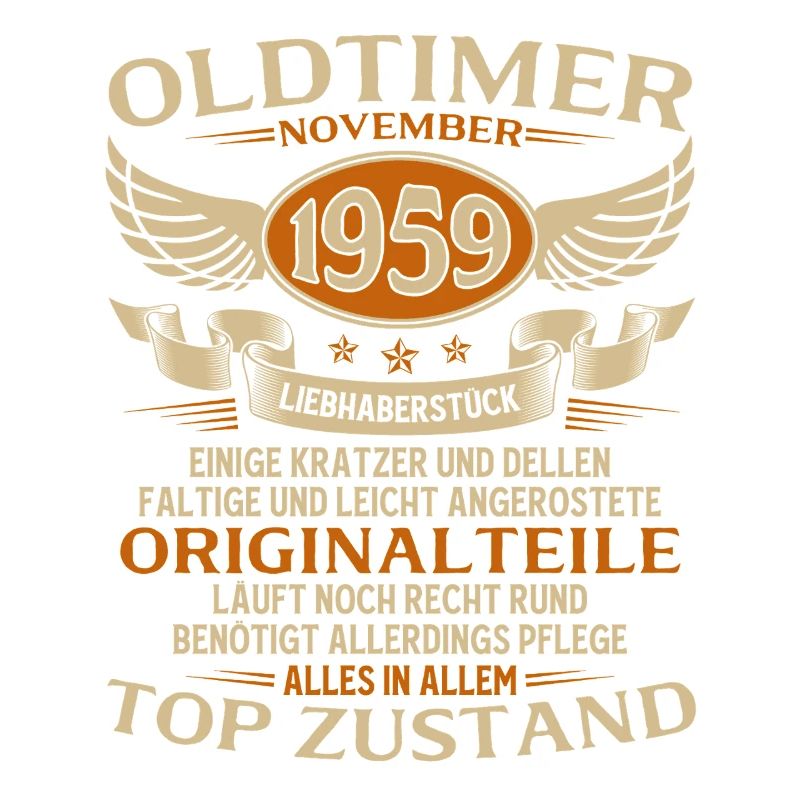66. Geburtstag Geschenk Oldtimer November 1959