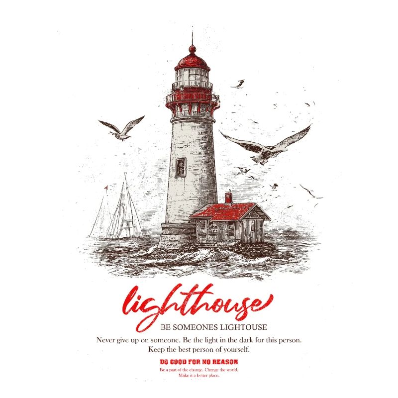 Lighthouse by the sea
