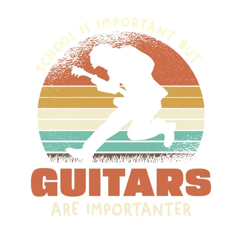 Les guitares sont plus importantes rétro