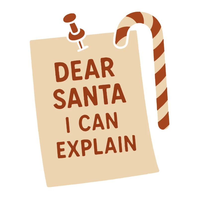 Dear Santa I Can Explain Funny Xmas