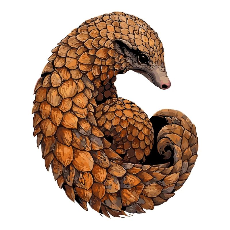 Pangolin Pangolin Pine Cone Pangolins