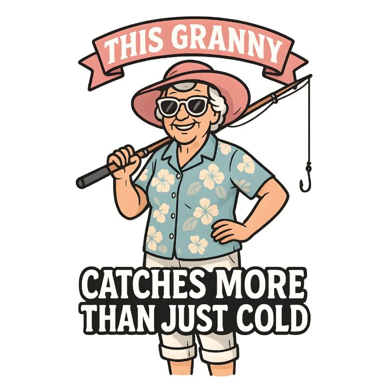 This granny catches more than just a cold