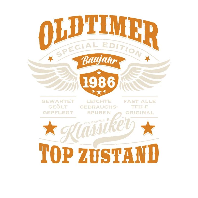 Oldtimer Modell 1986 | Geburtstag Geschenk