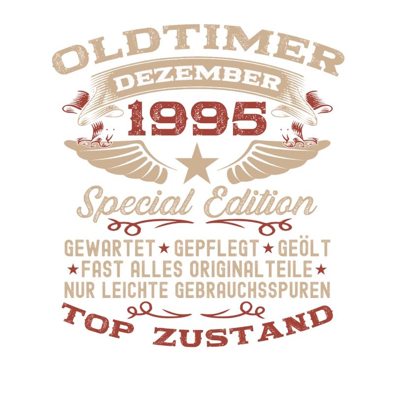 30. Geburtstag Geschenk Oldtimer Dezember 1995