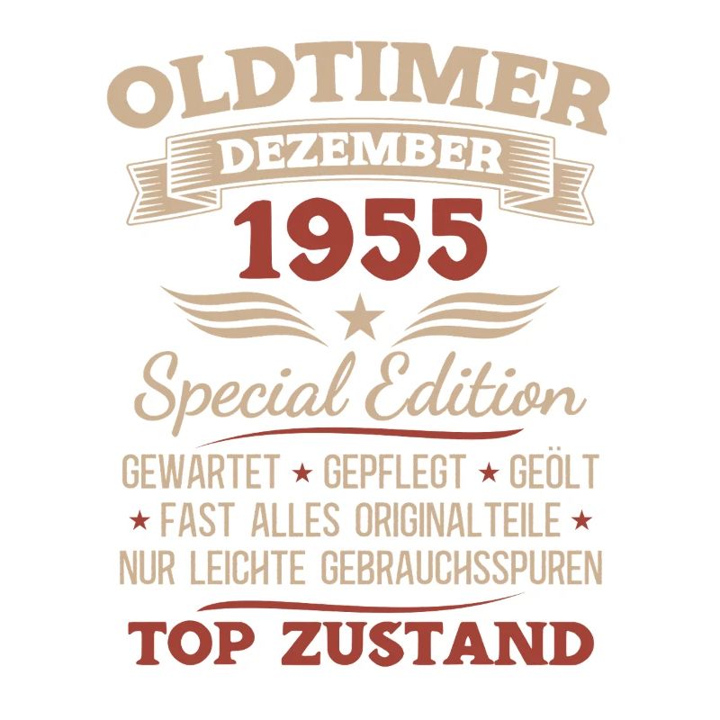 70. Geburtstag Geschenk Oldtimer Dezember 1955