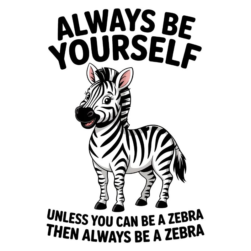 Zebra Saying Funny Zebra Gift