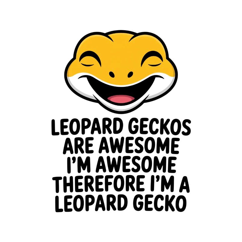Leopard Gecko Laugh Artwork