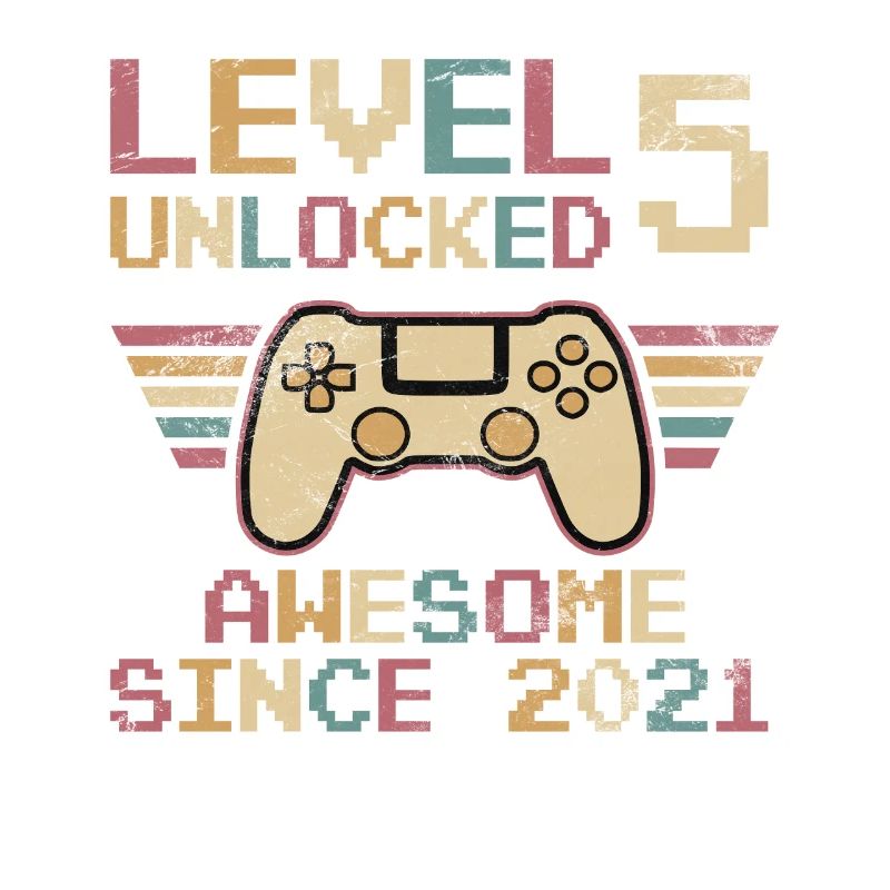 5. Geburtstag 5 Jahre Level 5 Geburtstagsgeschenk