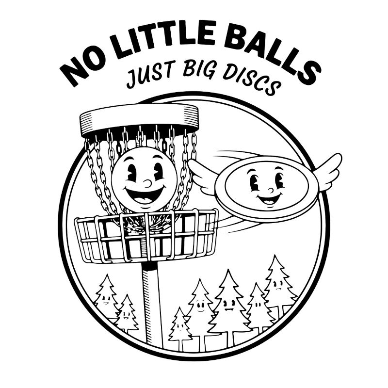 Pas de petites balles, juste de gros disques, drôle de disc golf