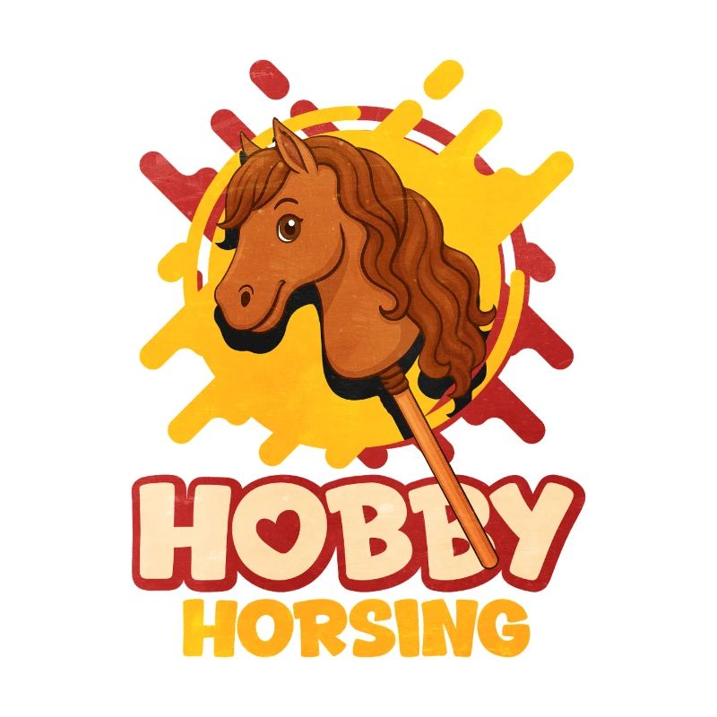 Hobby Horsing Pop Art Pferd