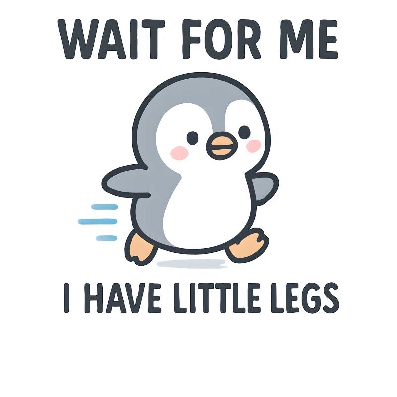 Pinguin Spruch Humor Meme Lustig Geschenkidee