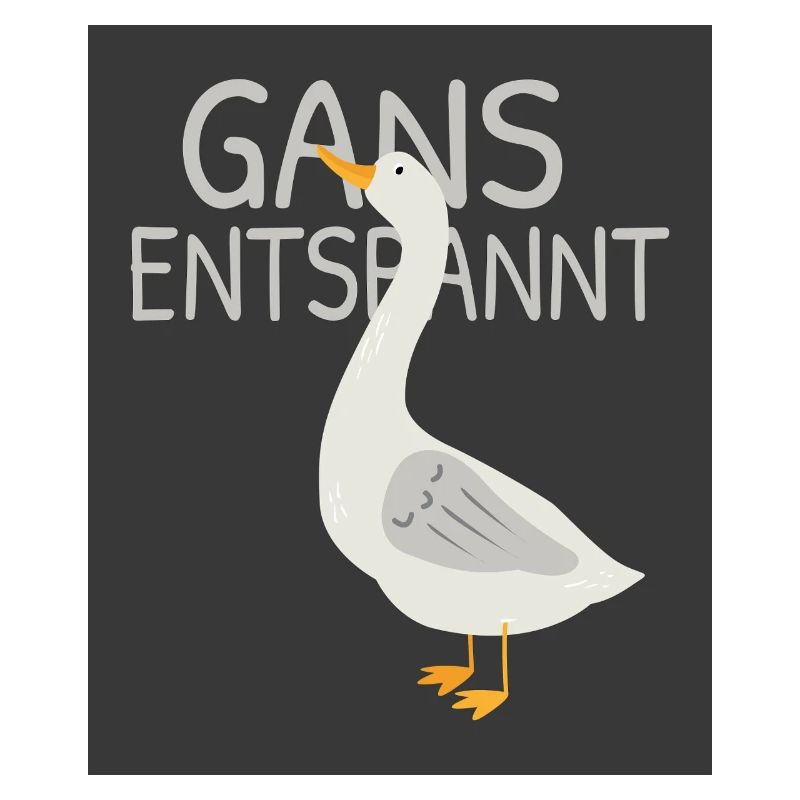 Goose Relaxed – Humorous Relax Design