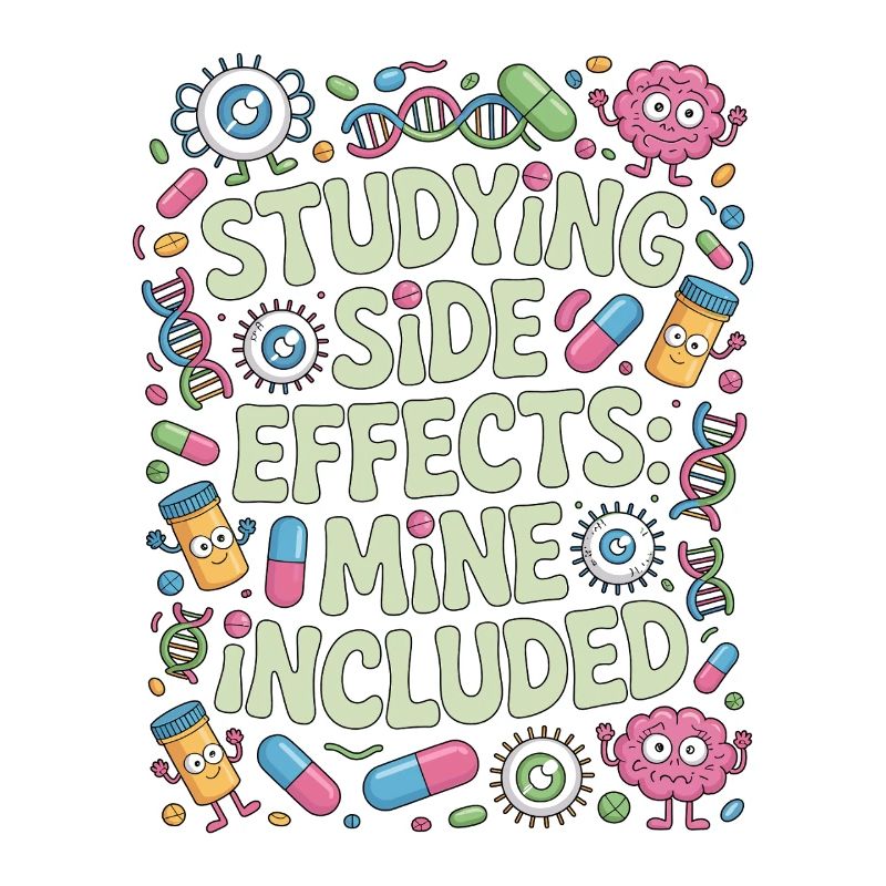 Pharmacist Student Studying Side Effects Science