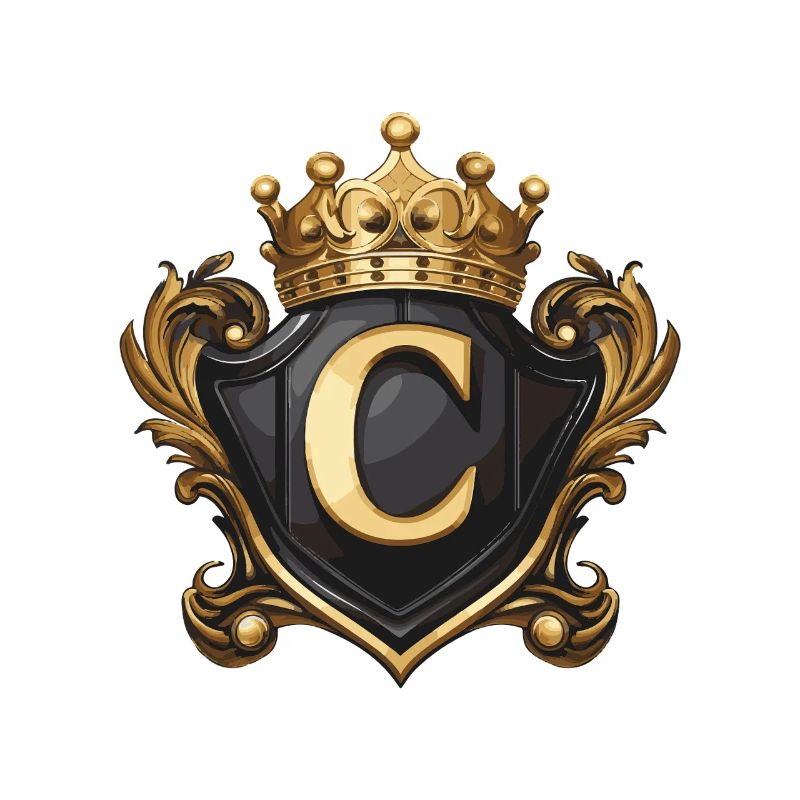 C Letter Name Crown