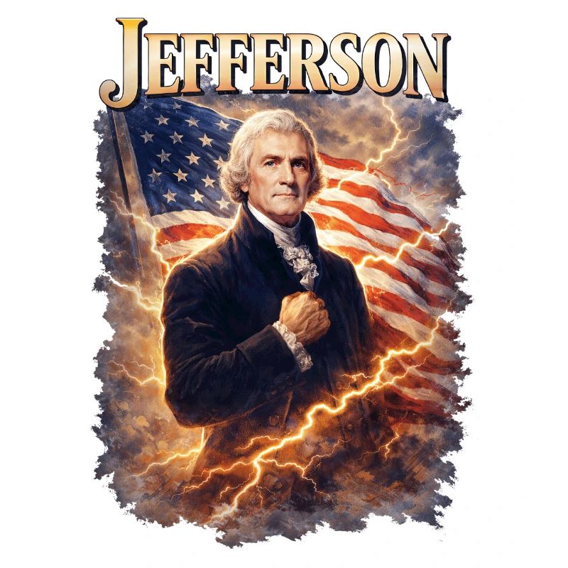 Portrait du drapeau de la tempête de Jefferson