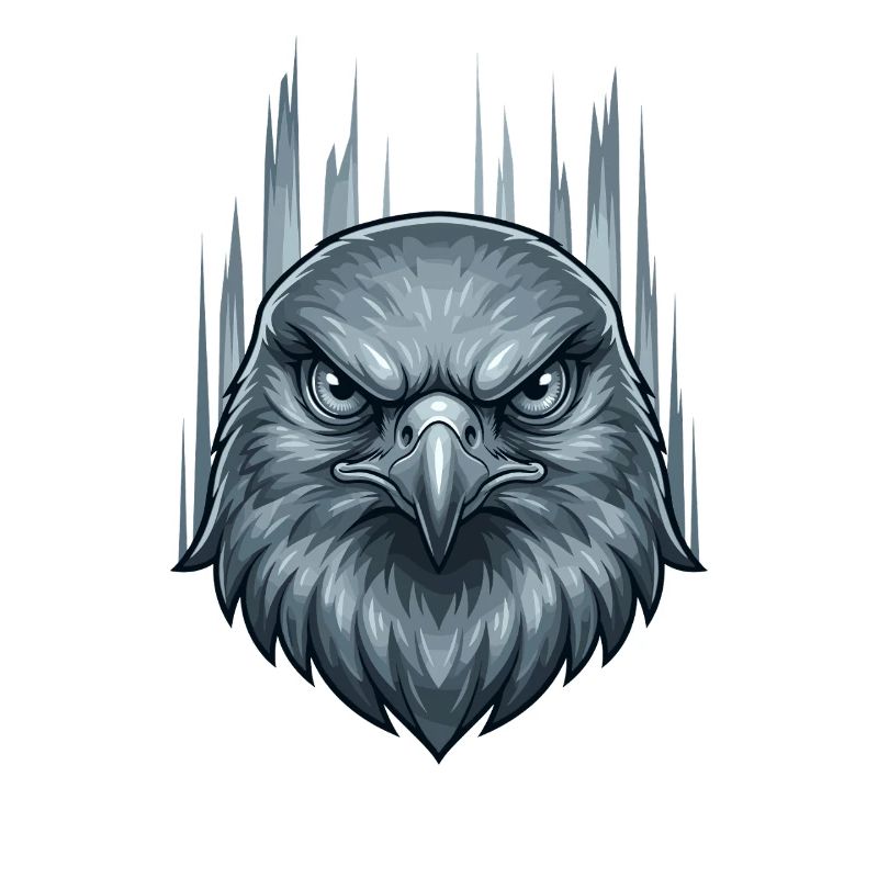 Icy Storm Eagle Head