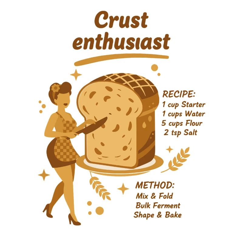 Sourdough Crust Enthusiast Bread Baking Baker
