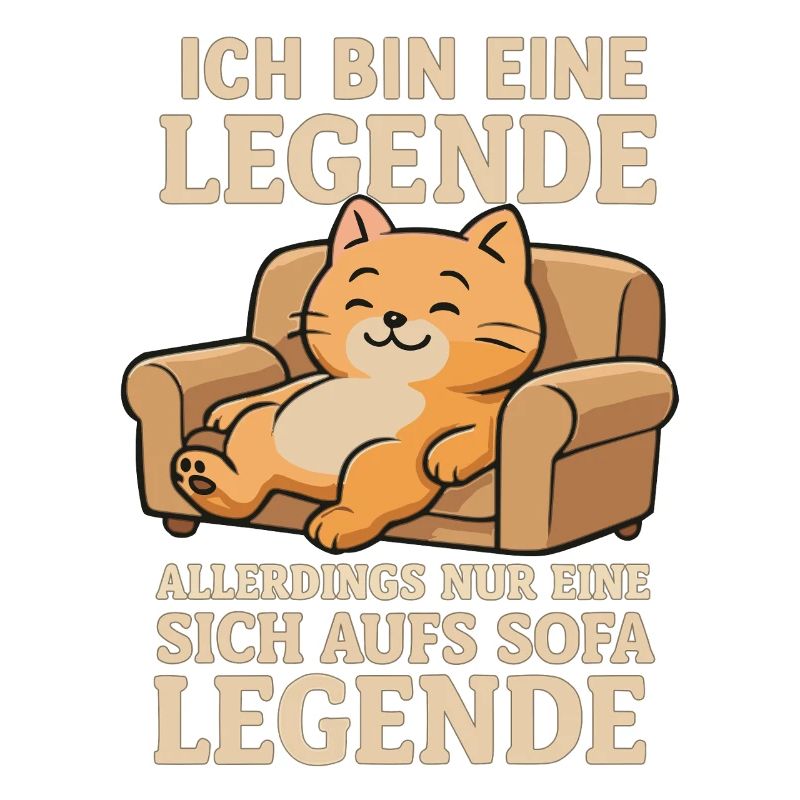 Sarcasm Cat Saying Sofa Legend