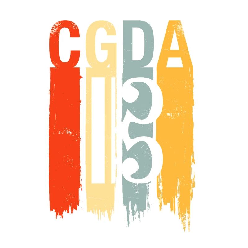 CGDA viola tuning string musician retro