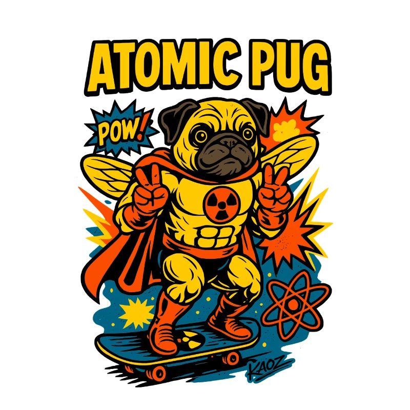 Atomic Pug Hero an Bord