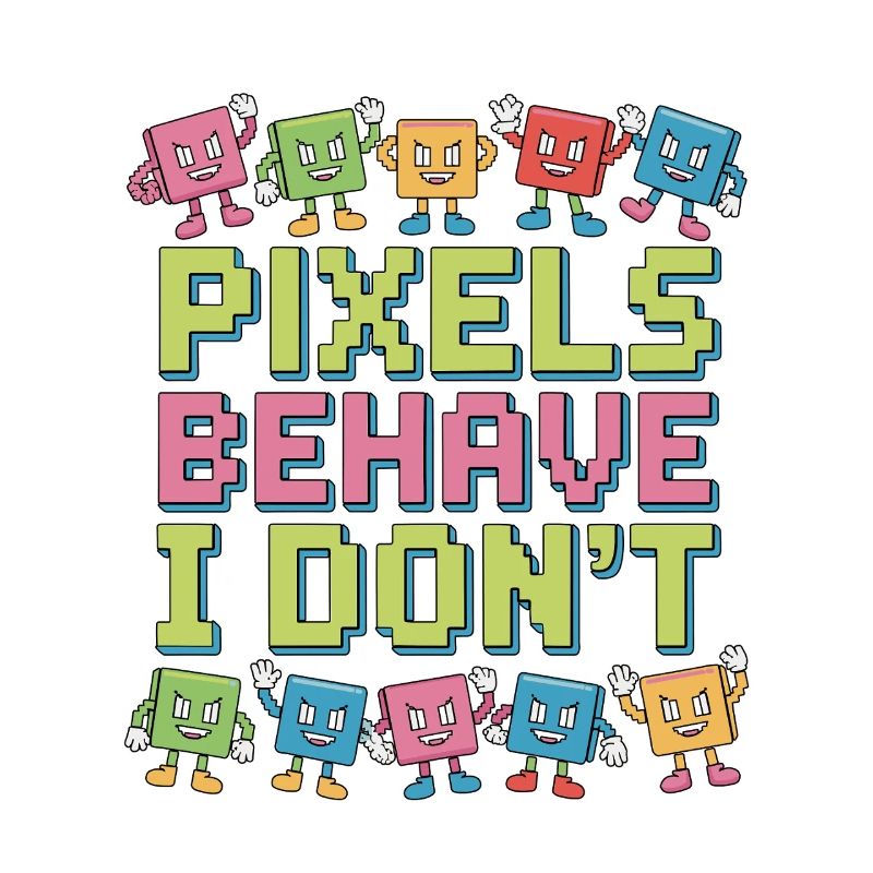 Pixel du designer de logo se comporte comme je ne suis pas designer de marque