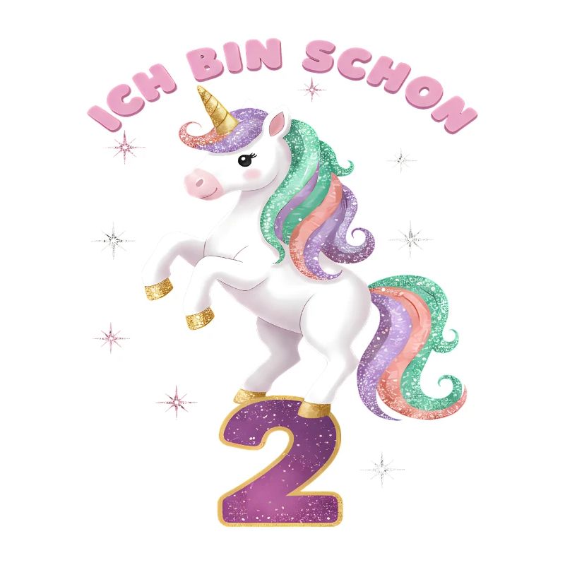 3. Geburtstag Einhorn Mädchen Ich bin schon 3