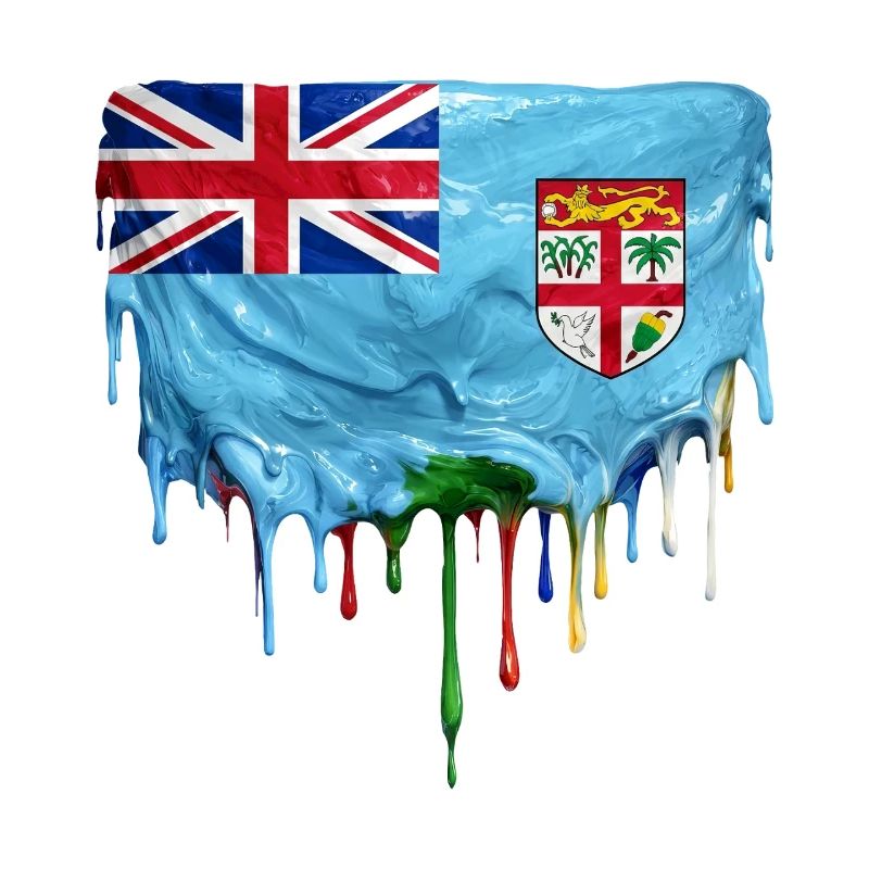 Fiji Dripping Flag
