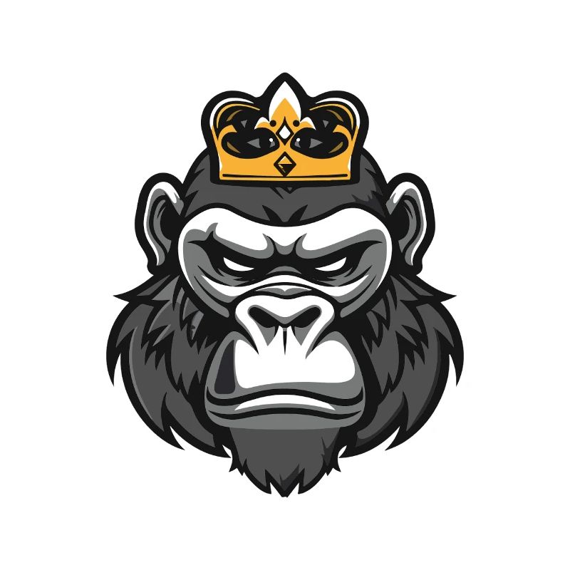 Gorilla Head Crown