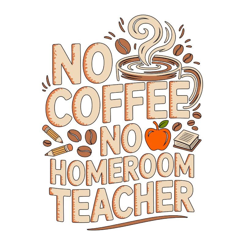 Professeur principal Pas de café Pas de professeur Amoureux du café