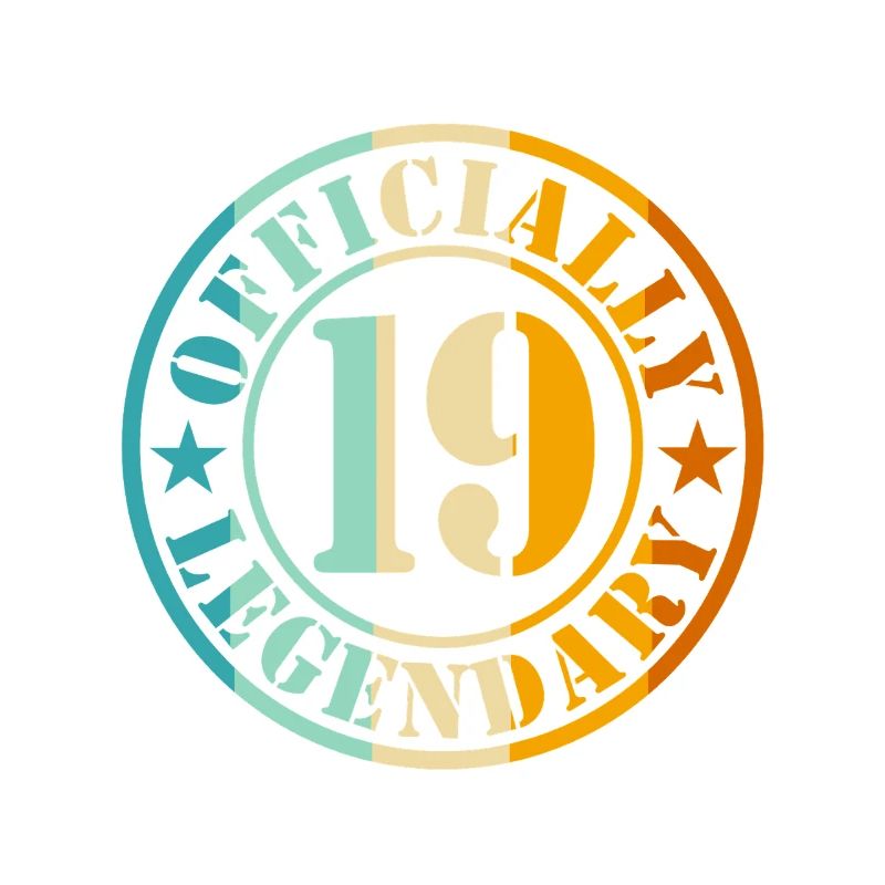 19. Geburtstag Junge Mädchen Legende Level 19