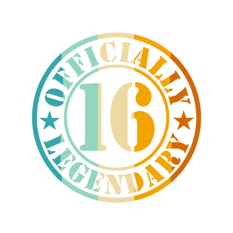 16. Geburtstag Junge Mädchen Legende Level 16