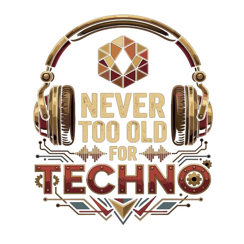 Never Too Old For Techno DJ Rave